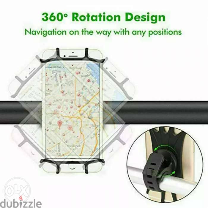 360 Degree Rotation Bicycle Phone GPS Holder 1