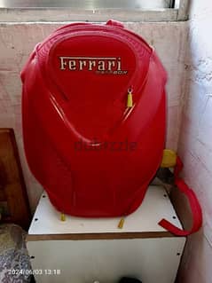 Ferrari Backpack Rucksack Red Gear Box Limited Edition