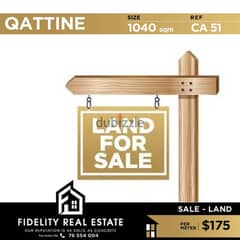 Land for sale in Qattine CA51
