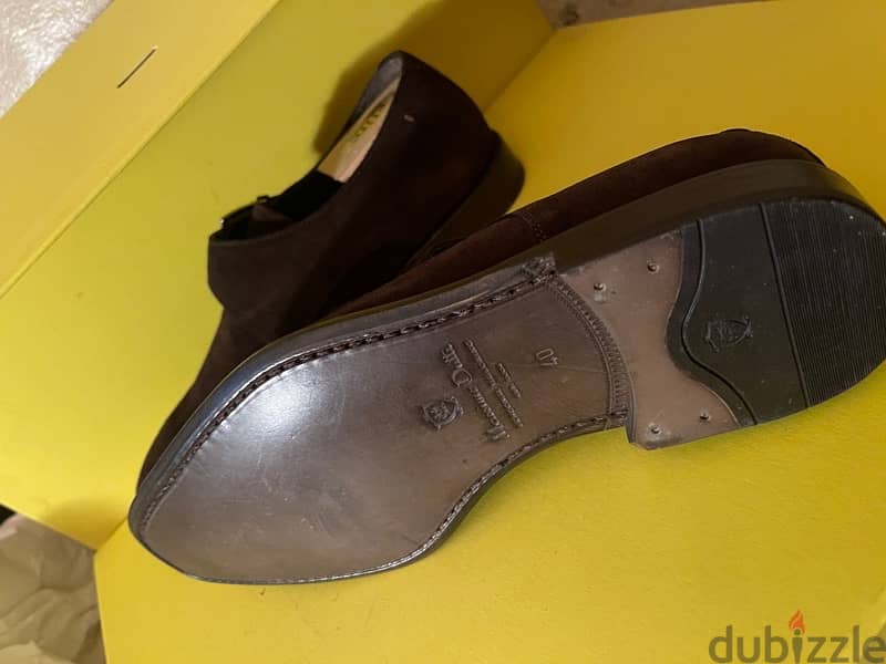 Massimo dutti size 40 brown nubuck leather 2