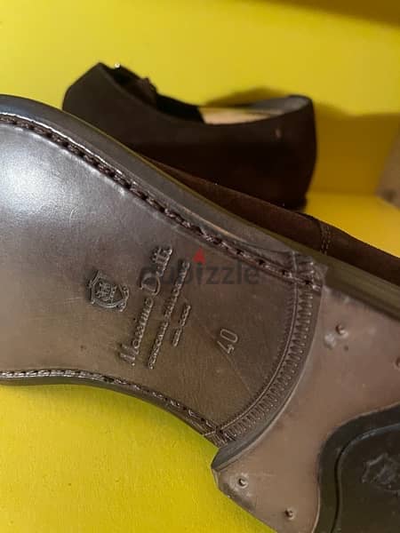 Massimo dutti size 40 brown nubuck leather 3