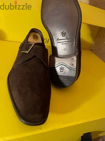 Massimo dutti size 40 brown nubuck leather 9