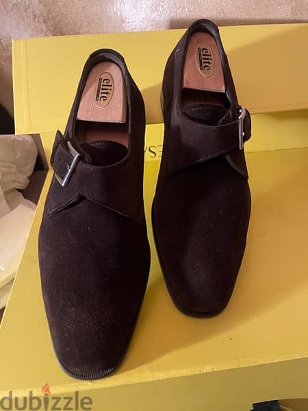 Massimo dutti size 40 brown nubuck leather 10