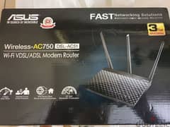 Asus AC750 WiFi VDSL Modem router  افضل مودم بالسوق