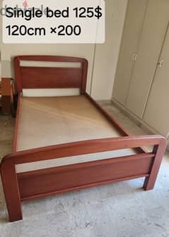 Modern style single bed