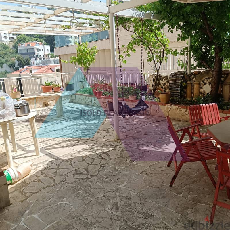 A 230 m2 apartment with 200m2 garden & terrace for sale in Rabweh 3