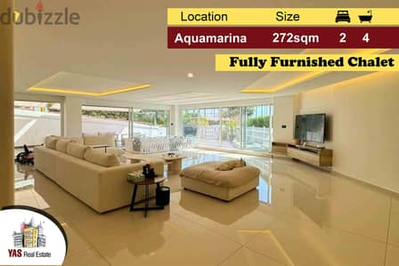 Aquamarina 272m2 | 90m2 Terrace | Private Gym | Furnished Chalet | KA