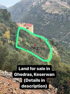 Land for Sale in Ghedras, Keserwan