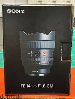 Sony FE 14mm F1.8GM Lens amazing & original price