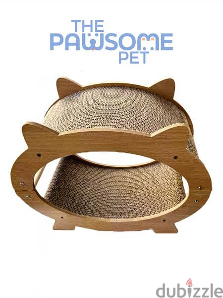 Pawsome's Cat Scratcher Lounge Bed 3