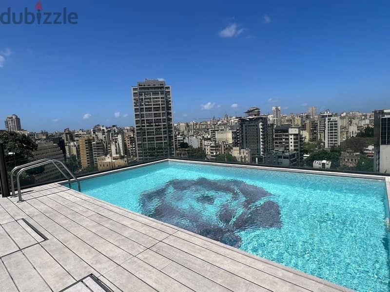 L15387 - Ideal Penthouse with Rooftop Pool for Sale In Achrafieh 0