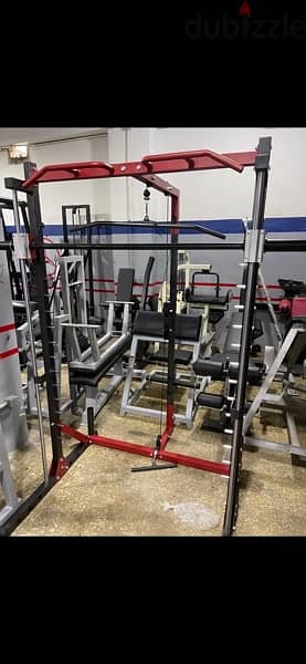 smith machine  bew with cable hight low  very good quality 2