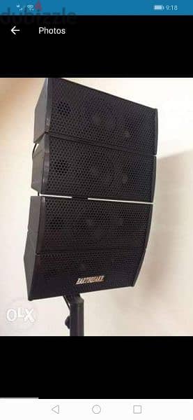 Earthquake array speakers subwoofer system made in USA 0