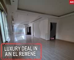 luxury apartment for sale in ain el remene/عين رمانة REF#AH107187