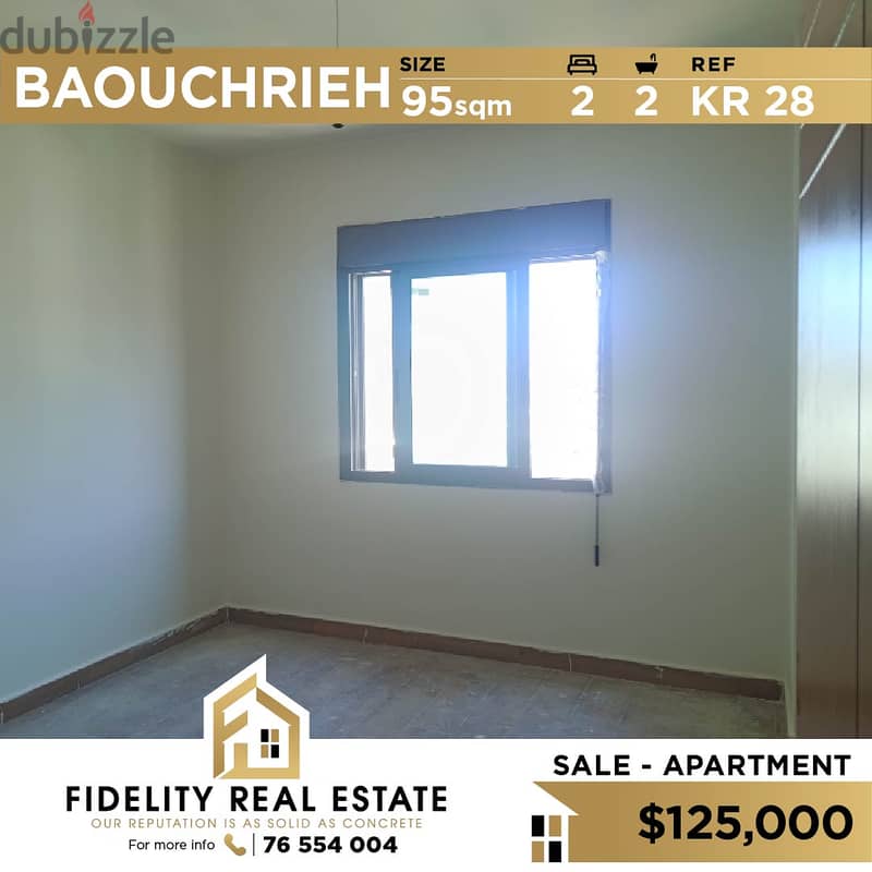 Apartment for sale in Sed El Bauchrieh KR28 0