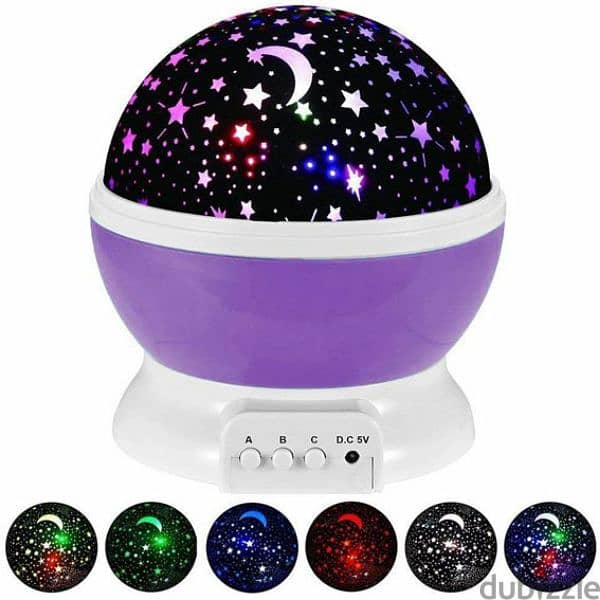 Star Master Dream Rotating Projection Multi Color Lamp 4