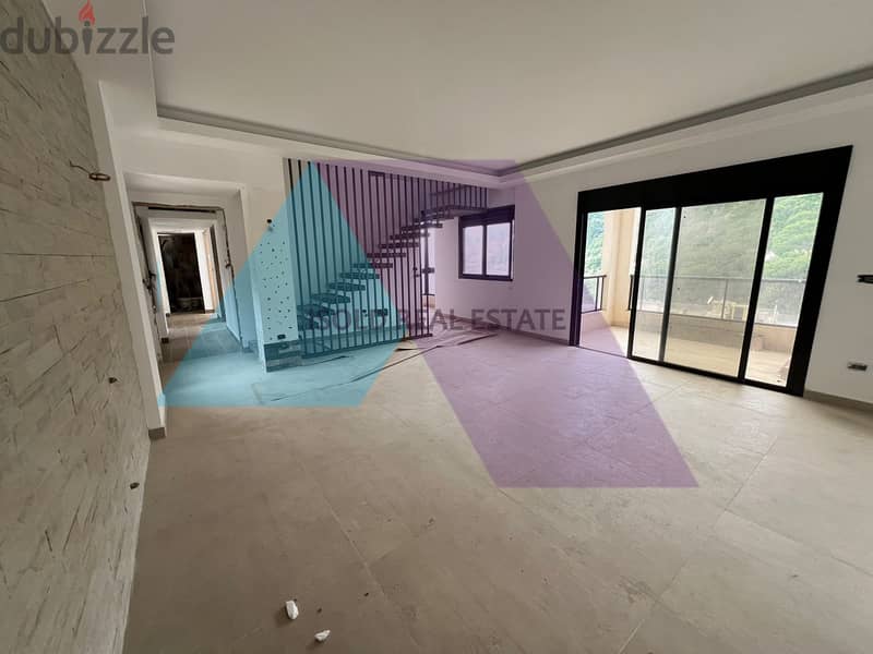 Brand new 175m2 duplex apartment+terrace+open view for sale in Harissa 0