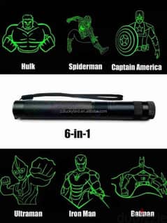 Special Edition 6in1 Green Laser Pointer