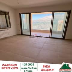 105,000$ Cash Payment!! Apartment For Sale In Zaarour!!