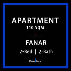 Apartment for SALE in Fanar | 110 MTS2 | 2-Beds | 2-Baths