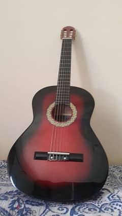 39" Red And Black Guitar