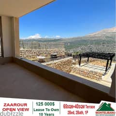 125,000$ Cash Payment!! Apartment For Sale In Zaarour!!