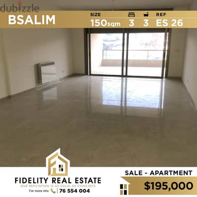 Apartment for sale in Bsalim ES26