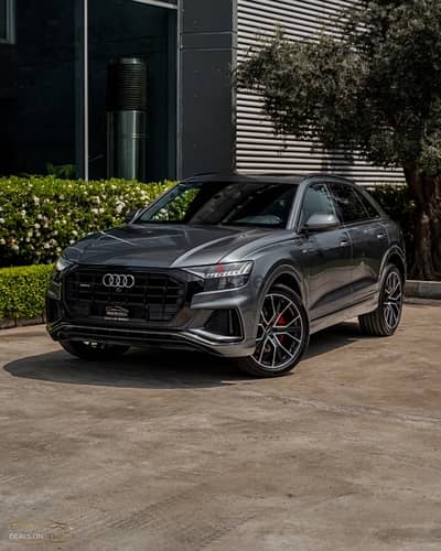 Audi Q8 S-Line 2019 , Clean Carfax. Fully Loaded Specs