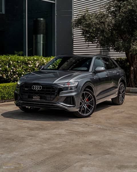 Audi Q8 S-Line 2019 , Clean Carfax. Fully Loaded Specs 0