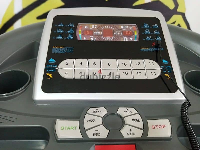very good quality treadmill full options 5