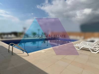 Apartment+ garden+ pool 4 sale in Bouar شقة + مسبح للبيع في البوار