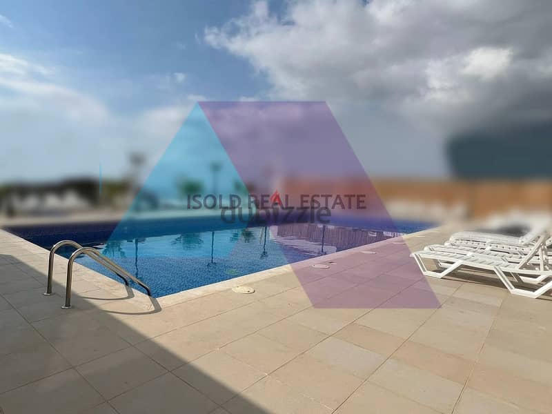 Apartment+ garden+ pool 4 sale in Bouar شقة + مسبح للبيع في البوار 0