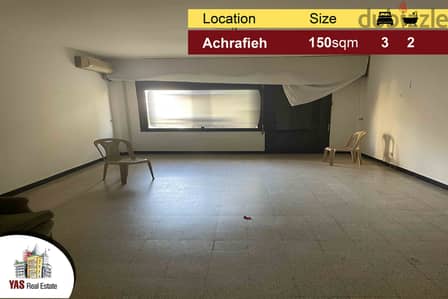 Achrafieh / Rmeil 150m2 | Well Maintained | Ideal Location | View | PA