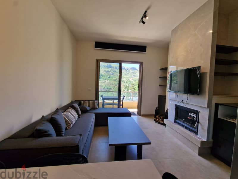 L15395 -Fully Furnished Chalet & Roof for Sale in Faraya 5