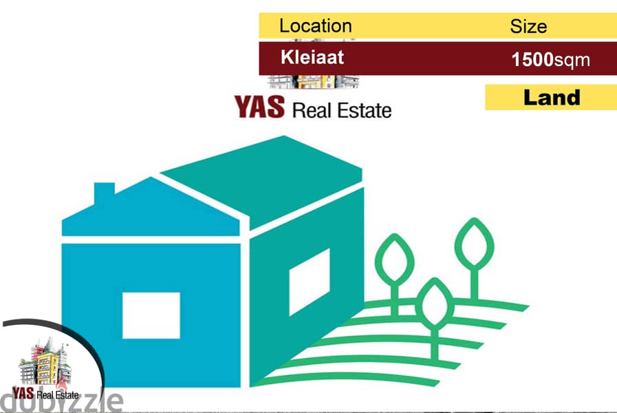 Kleiaat 1500m2 | Flat Land | Rent | Calm Area | View | MY | 0