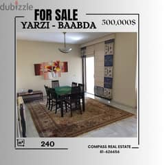 Fully Furnished Apartment for Sale in Yarzeh - Baabda