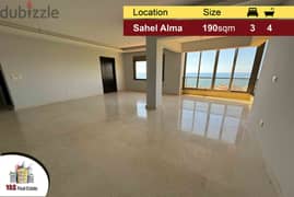 Sahel Alma 190m2 | Well Maintained | Classy Area | Open View | YV/MY |