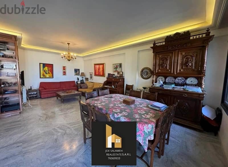 Apartment for sale in Kfarehbab 185m2 for 165,000$cash/شقة في كفرحباب 2