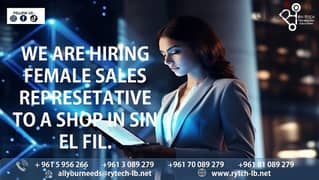 Female Sales Representative