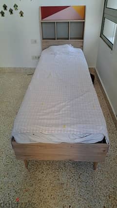 two children's beds with mattresses 200cm x 90cm