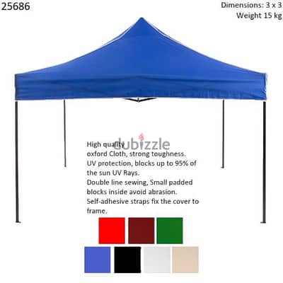 Outdoor Waterproof Canopy Tent 3 x 3 M