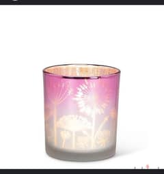 german store candle in glass 7x8cm