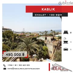 Chalet for sale in Portemilio kaslik 100 sqm ref#KZ245
