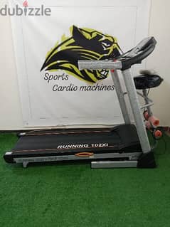 ful option running 102XI,2.75hp ,automatic incline,  vibration message