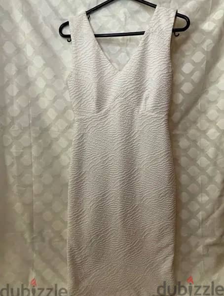 white calvin klein dress 2