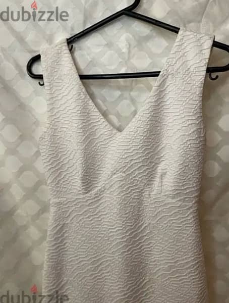 white calvin klein dress 3