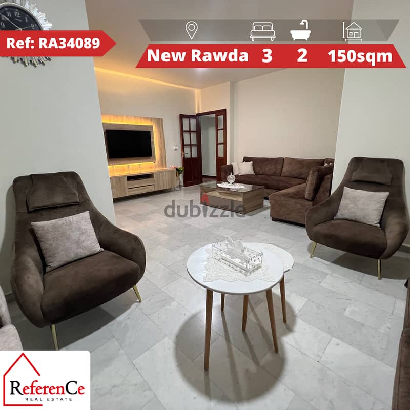 Prime location apartment in New Rawda شقة بموقع مميز بالروضة الجديدة 0