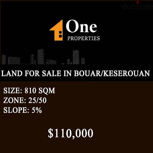 LAND FOR SALE in BOUAR/KESEROUAN. 0