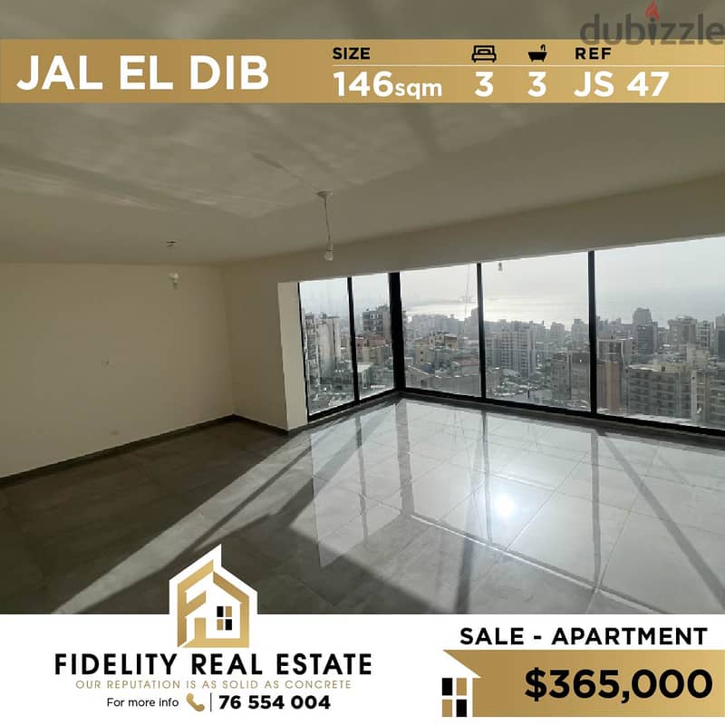 Apartment For Sale in Jal El Dib JS47 شقة للبيع في جل الديب 0