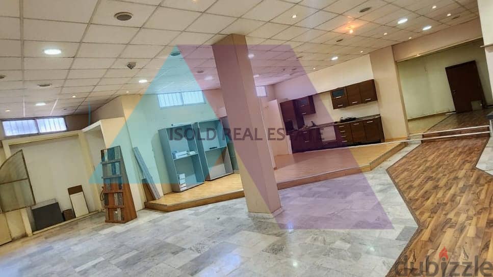 Spacious 350 m2 ground floor store for rent in Jamhour| Prime Location 0